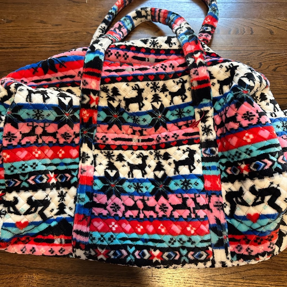 Vera Bradley Nordic stripe duffel bag